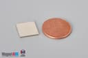 1/2" x 1/2" x 1/32" N40 Neodymium Block Magnet - photo 1