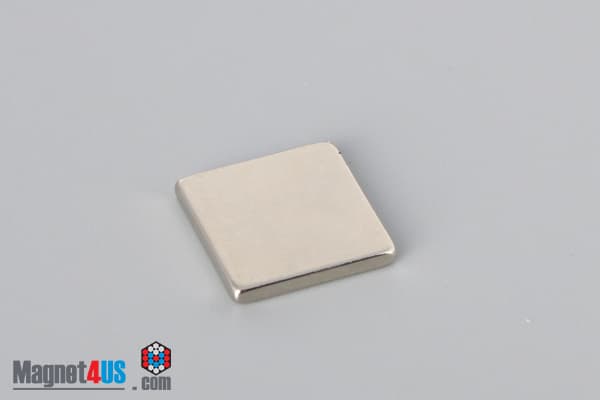 1/2" x 1/2" x 1/16" N40 Neodymium Block Magnet - photo 2