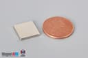 1/2" x 1/2" x 1/16" N40 Neodymium Block Magnet - photo 1