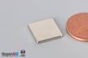 1/2" x 1/2" x 1/16" N40 Neodymium Block Magnet - photo 3