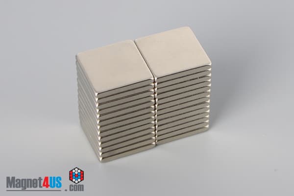 1/2" x 1/2" x 1/16" N40 Neodymium Block Magnet - photo 4