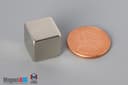 1/2" x 1/2" x 1/2" N52 Neodymium Block Magnet - photo 1