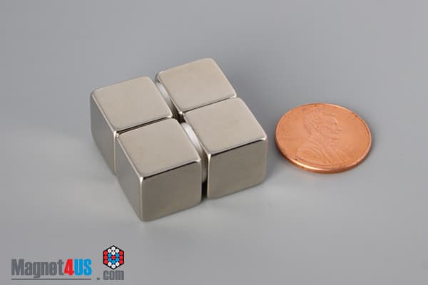 1/2" x 1/2" x 1/2" N52 Neodymium Block Magnet - photo 5