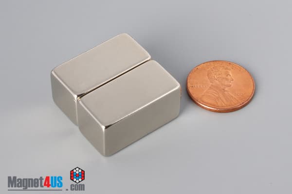1/2" x 1/2" x 1" N45 Neodymium Block Magnet - photo 5