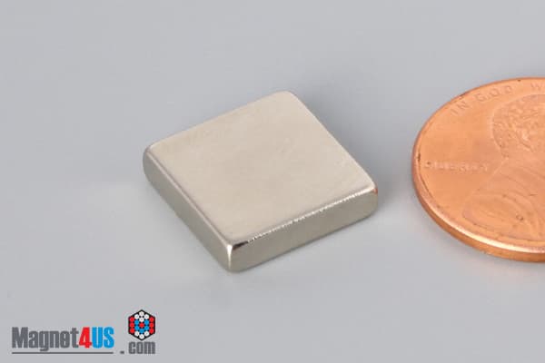 1/2" x 1/2" x 1/8" N52 Neodymium Block Magnet - photo 3
