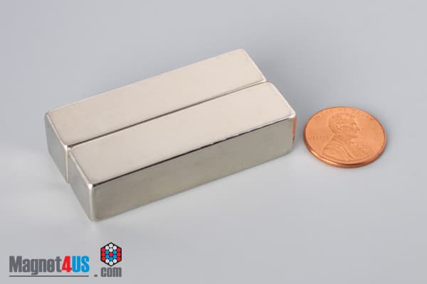 1/2" x 1/2" x 2" N45 Neodymium Block Magnet - photo 5
