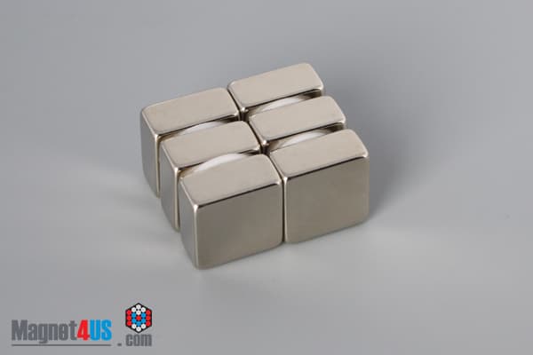 1/2" x 1/2" x 1/4" N52 Neodymium Block Magnet - photo 4