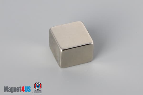 1/2" x 1/2" x 3/8" N45 Neodymium Block Magnet - photo 2