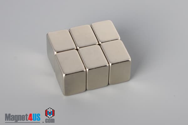 1/2" x 1/2" x 3/8" N45 Neodymium Block Magnet - photo 4