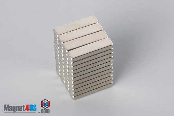 1/2" x 1/8" x 1/16" N52 Neodymium Block Magnet - photo 4