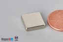 1/2" x 1/8" x 1/2" N40 Neodymium Block Magnet - photo 3