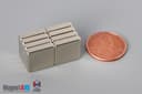 1/2" x 1/8" x 1/2" N40 Neodymium Block Magnet - photo 5