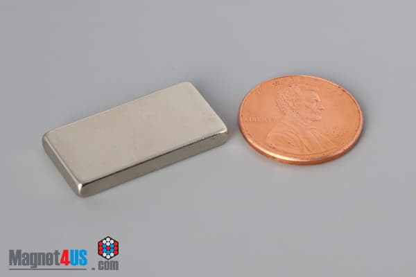 1/2" x 1/8" x 1" N52 Neodymium Block Magnet - photo 1