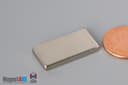 1/2" x 1/8" x 1" N52 Neodymium Block Magnet - photo 3