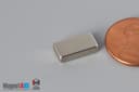 1/2" x 1/8" x 1/4" N40 Neodymium Block Magnet - photo 3