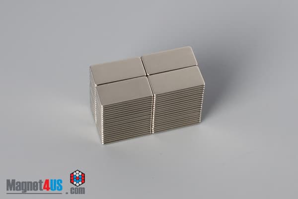 1/2" x 1/4" x 1/32" N45 Neodymium Block Magnet - photo 4