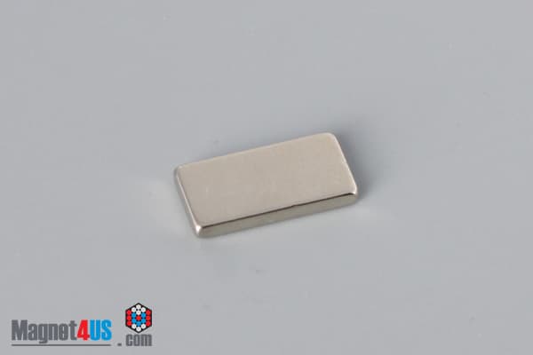 1/2" x 1/4" x 1/16" N40 Neodymium Block Magnet - photo 2