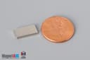 1/2" x 1/4" x 1/16" N40 Neodymium Block Magnet - photo 1