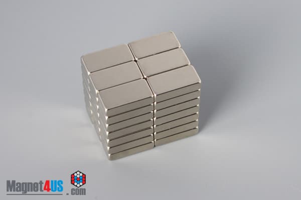 1/2" x 1/4" x 1/16" N40 Neodymium Block Magnet - photo 4