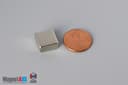 1/2" x 1/4" x 1/2" N40 Neodymium Block Magnet - photo 1