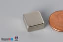 1/2" x 1/4" x 1/2" N40 Neodymium Block Magnet - photo 3