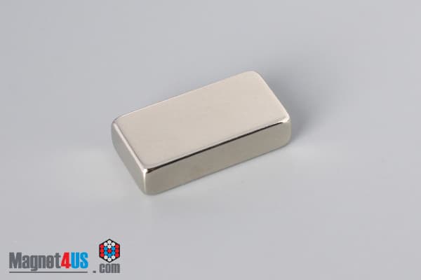 1/2" x 1/4" x 1" N45 Neodymium Block Magnet - photo 2