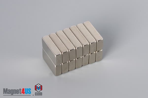 1/2" x 1/4" x 1/8" N45 Neodymium Block Magnet - photo 4