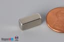 1/2" x 1/4" x 3/16" N45 Neodymium Block Magnet - photo 3