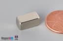 1/2" x 1/4" x 1/4" N40 Neodymium Block Magnet - photo 3
