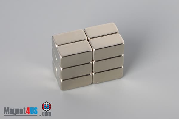 1/2" x 1/4" x 1/4" N40 Neodymium Block Magnet - photo 4