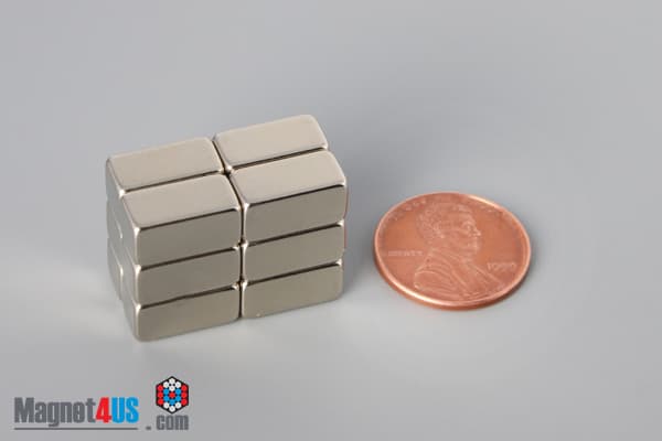 1/2" x 1/4" x 1/4" N40 Neodymium Block Magnet - photo 5