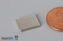 1/2" x 3/8" x 1/16" N45 Neodymium Block Magnet - photo 3