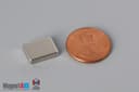 1/2" x 3/8" x 1/8" N45 Neodymium Block Magnet - photo 1