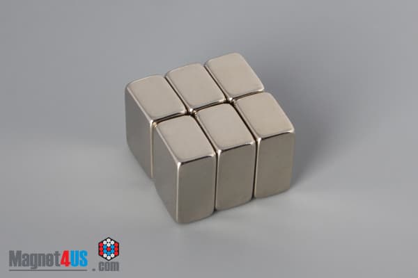 1/2" x 3/8" x 1/4" N52 Neodymium Block Magnet - photo 4