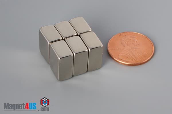 1/2" x 3/8" x 1/4" N52 Neodymium Block Magnet - photo 5