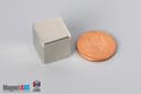 9/16" x 9/16" x 9/16" N40 Neodymium Block Magnet - photo 1