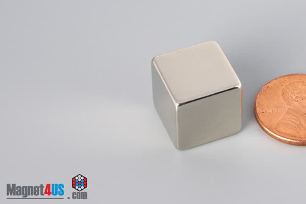 9/16" x 9/16" x 9/16" N40 Neodymium Block Magnet - photo 3