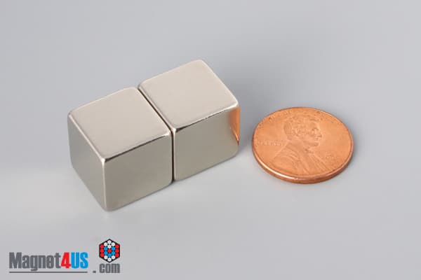 9/16" x 9/16" x 9/16" N40 Neodymium Block Magnet - photo 5