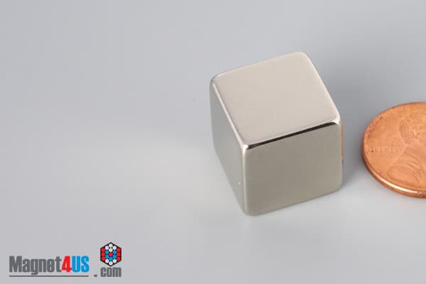 5/8" x 5/8" x 5/8" N40 Neodymium Block Magnet - photo 3