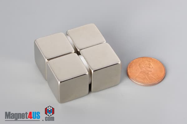 5/8" x 5/8" x 5/8" N40 Neodymium Block Magnet - photo 5