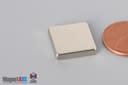 5/8" x 5/8" x 1/8" N40 Neodymium Block Magnet - photo 3