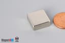 5/8" x 5/8" x 1/4" N45 Neodymium Block Magnet - photo 3