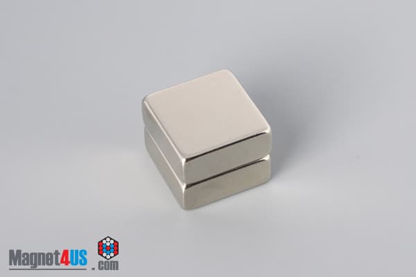 5/8" x 5/8" x 1/4" N45 Neodymium Block Magnet - photo 4