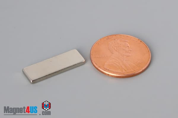 3/4" x 1/16" x 1/4" N52 Neodymium Block Magnet