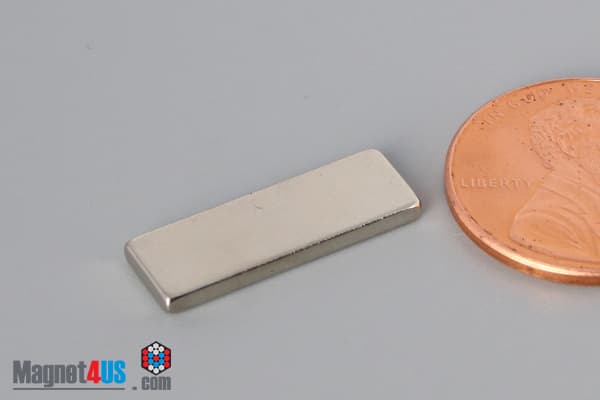 3/4" x 1/16" x 1/4" N52 Neodymium Block Magnet - photo 3
