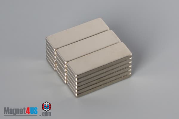 3/4" x 1/16" x 1/4" N52 Neodymium Block Magnet - photo 4
