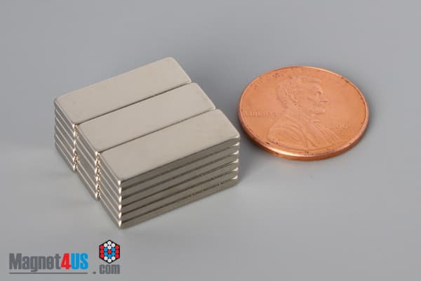 3/4" x 1/16" x 1/4" N52 Neodymium Block Magnet - photo 5