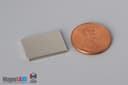 3/4" x 1/2" x 1/16" N40 Neodymium Block Magnet - photo 1