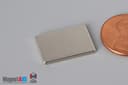 3/4" x 1/2" x 1/16" N40 Neodymium Block Magnet - photo 3