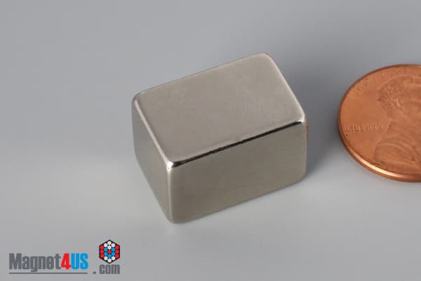 3/4" x 1/2" x 1/2" N45 Neodymium Block Magnet - photo 3